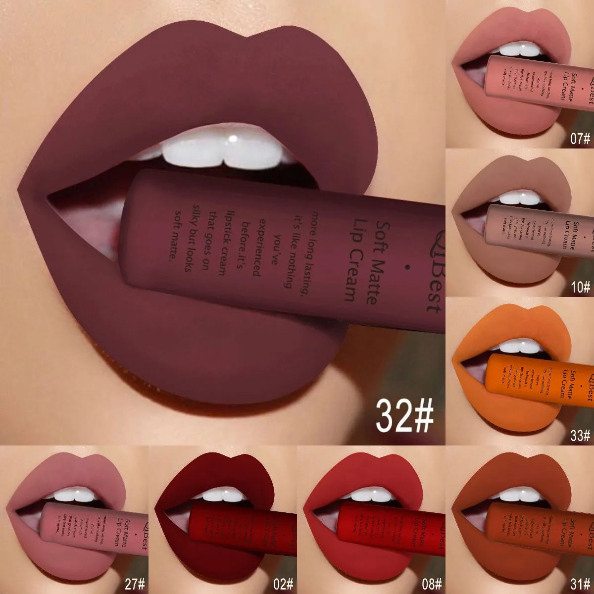 Waterproof Matte Nude Lipstick